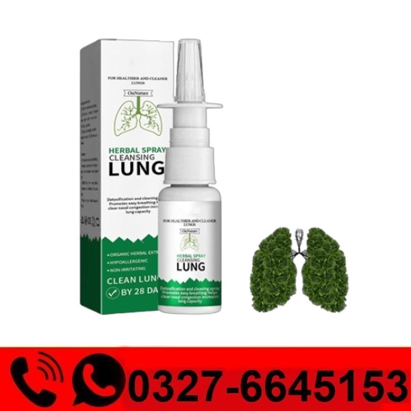  Organic Herbal Lung Cleanse Repair Nasal Spray Price in Pakistan