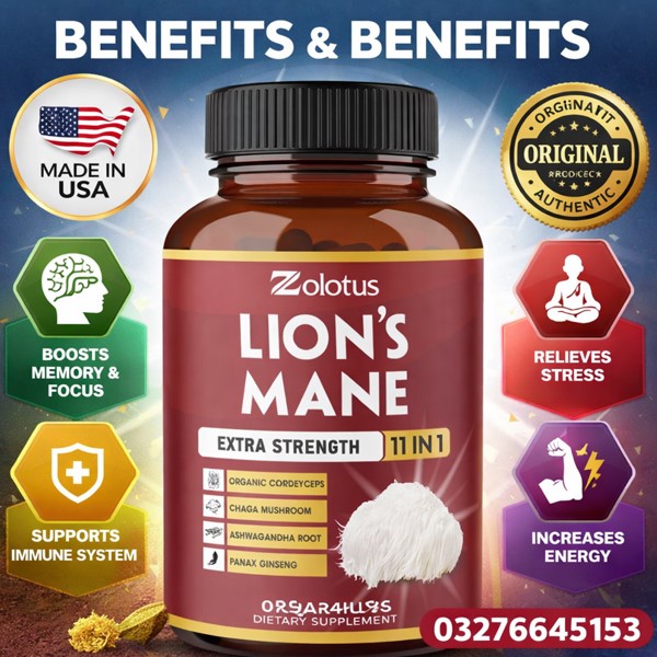 Zolotus Lion's Mane Capsule Price in Pakistan