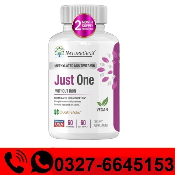 Just One Daily Methylated Multivitamin Capsules Price in Pakistan