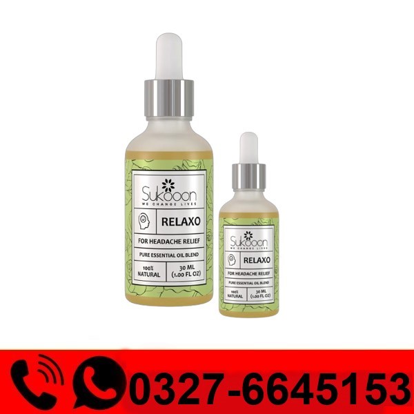  Relaxo Essential Oil for Headache Relief