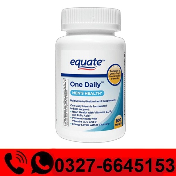  Equate One Daily Men's Multivitamin Multimineral Supplement Tablets Price in Pakistan