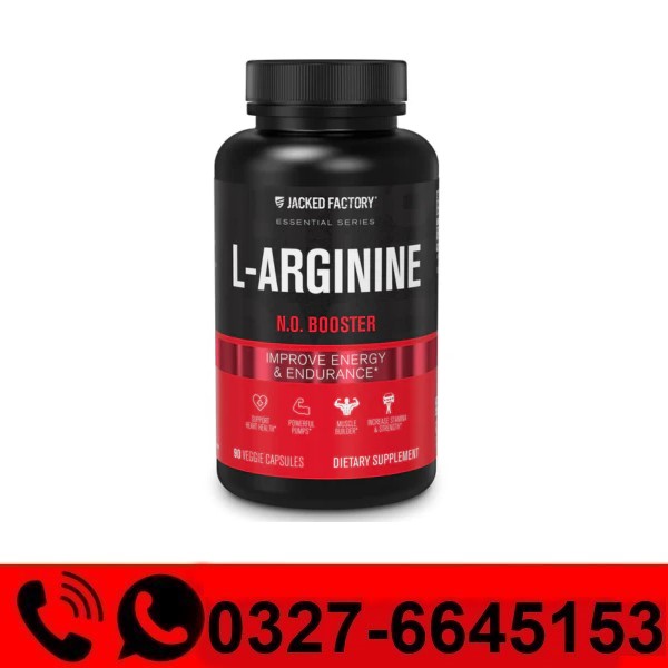 Jacked Factory L- Arginine N.O. Booster Capsules Price in Pakistan