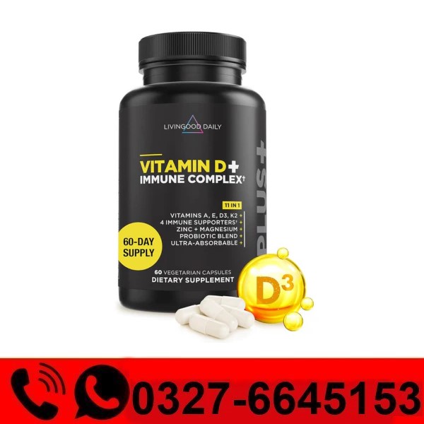 Livingood Daily Vitamin D3 K2 4000 IU Supplement Price in Pakistan