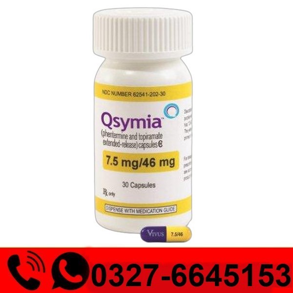  Qsymia 7.5 mg/46 mg Capsules Price in Pakistan