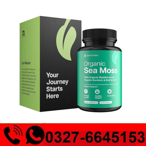 Organic Irish Sea Moss Capsules Price in Pakistan