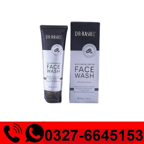  Dr.rashel Black Charcoal Purifying Face Wash