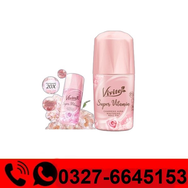  Vivite Super Vitamin Charming Aura Whitening Roll on