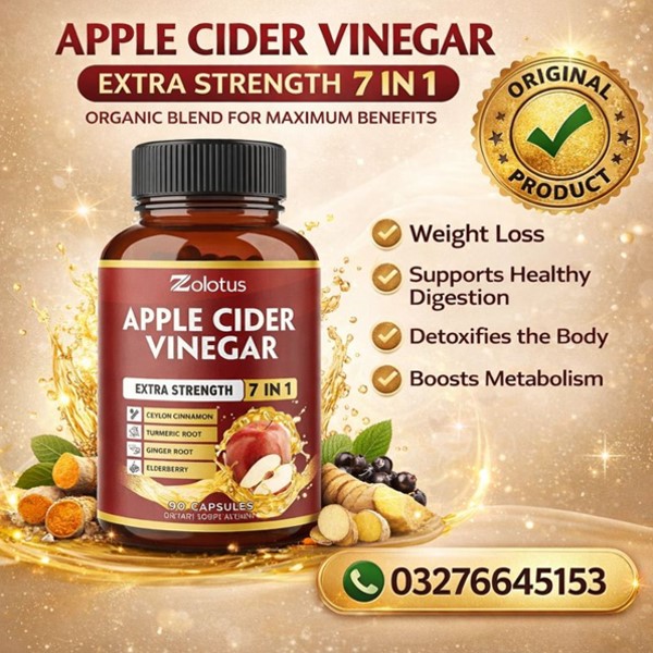  Zolotus 7 in 1 Apple Cider Vinegar Price in Pakistan