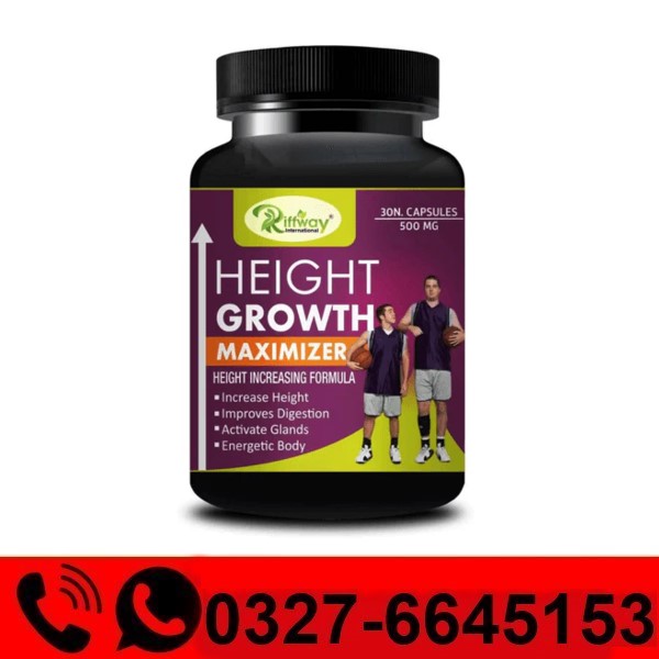  Riffway Height Growth Maximizer Herbal Capsules Price in Pakistan