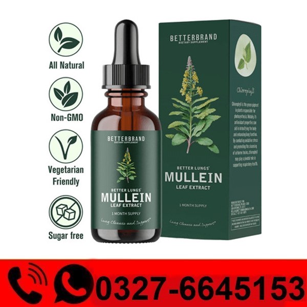  Mullein Leaf Extract Drops Price in Pakistan
