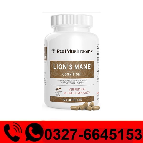  Lion's Mane Mushroom Neurological Support 120 Capsule Price in Pakistan