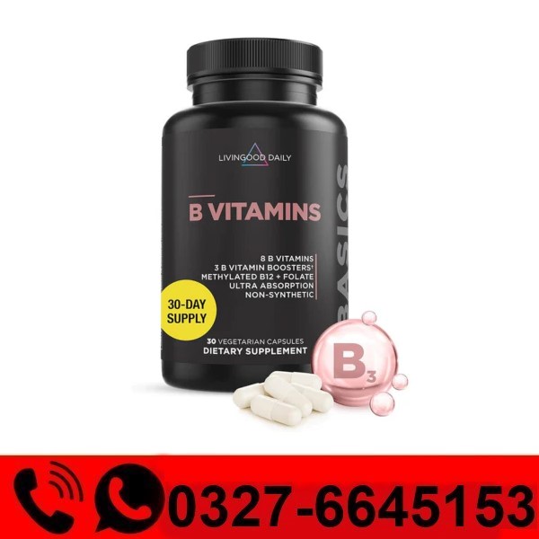 Livingood Daily Vitamin B Complex Capsules Price in Pakistan