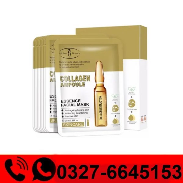  Aichun Beauty Collagen Ampoule Essence Facial Mask
