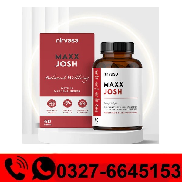 Nirvasa Maxx Josh Testosterone Booster Price in Pakistan