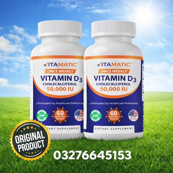  Vitamatic Vitamin D3 50000 IU Price in Pakistan