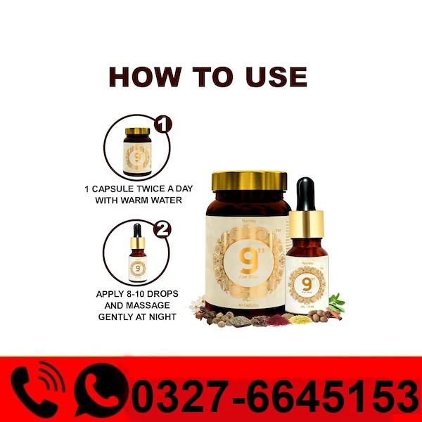 Nutriley 9 Inch Oil for Men Price in Pakistan
