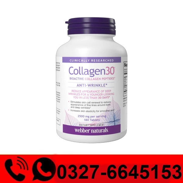  Webber Naturals Collagen30 Anti Wrinkle 2500 Mg Price in Pakistan