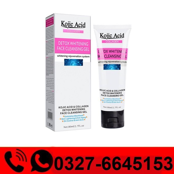  Guanjing Kojic Acid Collagen Detox Whitening Face Cleansing Gel