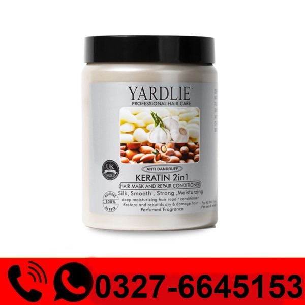  Yardlie Garlic and Argon 2 in 1 Hair Mask & Repair Conditioner