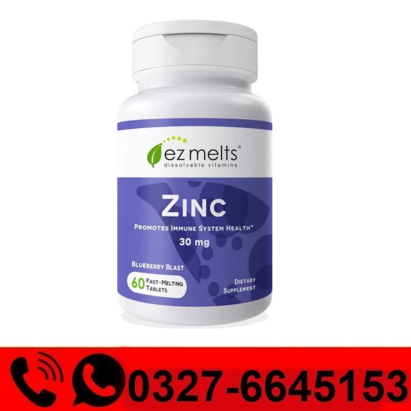 EZ Melts Dissolvable Zinc 30 mg Supplement Price in Pakistan