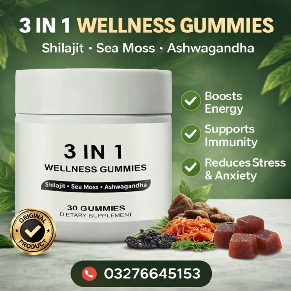  Cured 3 in 1 Wellness Gummies Price in Pakistan
