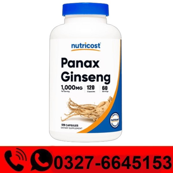  Nutricost Panax Ginseng 1000mg Price in Pakistan