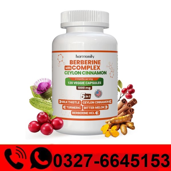  Harmonify Berberine With Ceylon Cinnamon Capsules Price in Pakistan