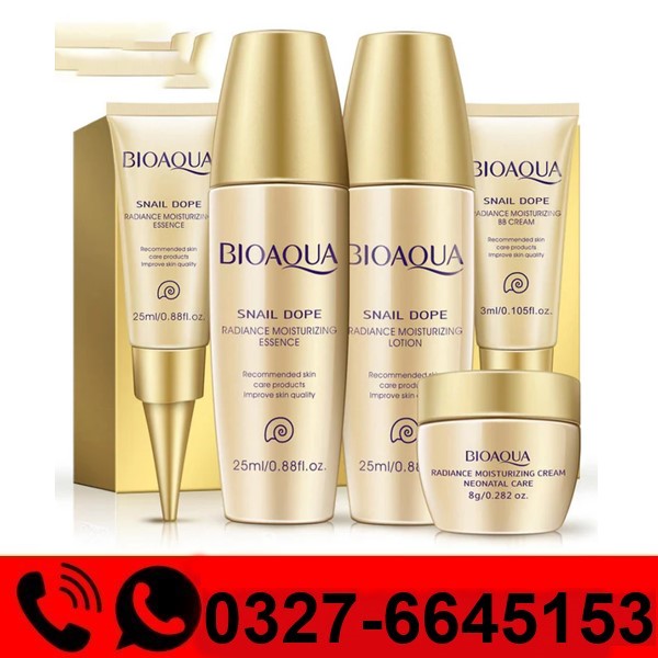 Bioaqua Radiance Moisturizing Snail Dope 5 Pcs