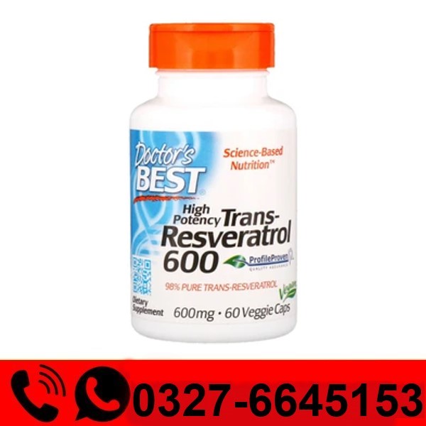  Doctor's Best Trans-resveratrol 600mg Price in Pakistan