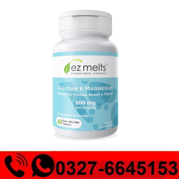 EZ Melts Dissolvable Calcium & Magnesium Supplement Price in Pakistan