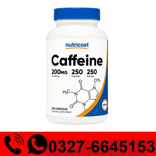  Nutricost Caffeine 200mg Capsule Price in Pakistan