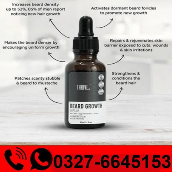  Thriveco Beard Growth Serum Price in Pakistan