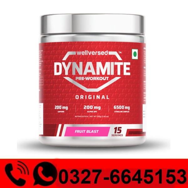  Wellversed Dynamite Pre Workout Price in Pakistan