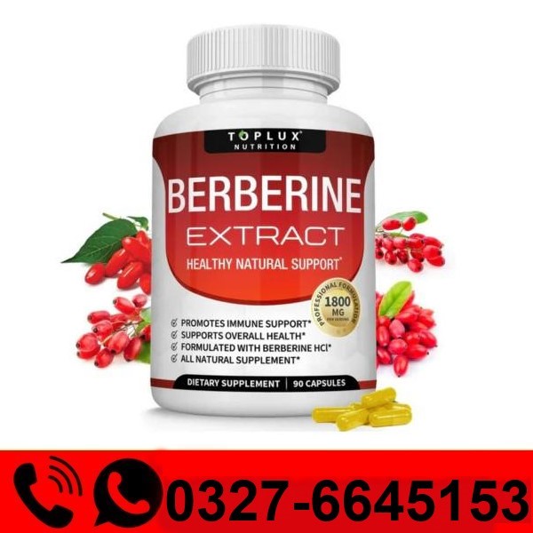  Toplux Nutrition Berberine Extract Capsules Price in Pakistan