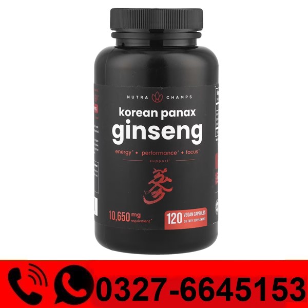  NutraChamps Korean Panax Ginseng Price in Pakistan