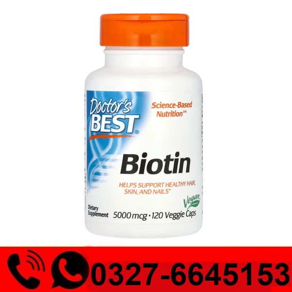  Doctor's Best Biotin 5000 Mcg Price in Pakistan