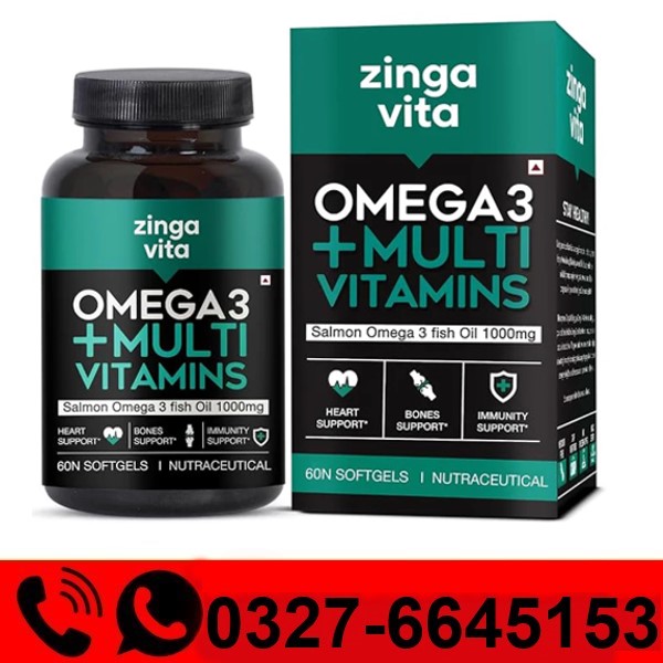  Zingavita Omega 3 + Multivitamin Price in Pakistan