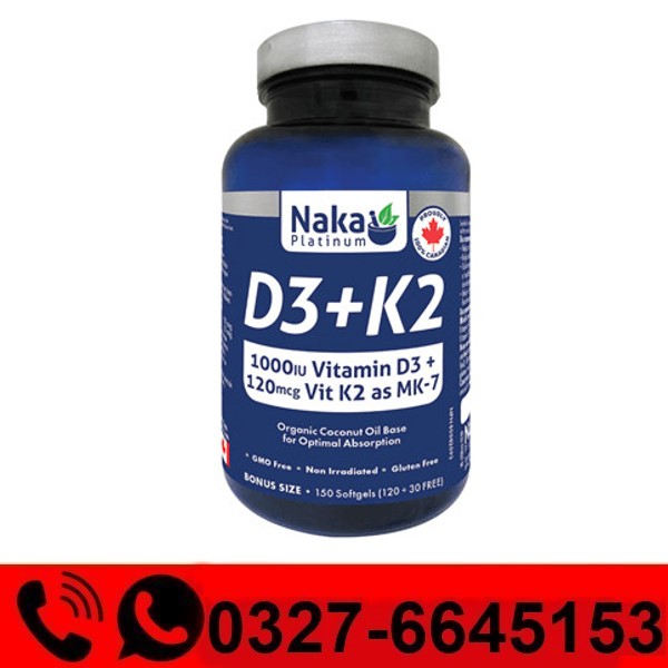  Naka Platinum D3 K2 Price in Pakistan