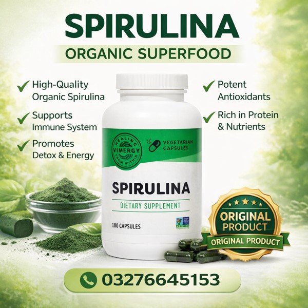  Vimergy Natural Spirulina Capsules Price in Pakistan