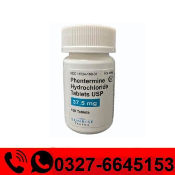  Sun Pharma Phentermine 37.5 Mg Tablet Price in Pakistan