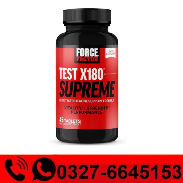 Force Factor Test X180 Supreme Capsules Price in Pakistan