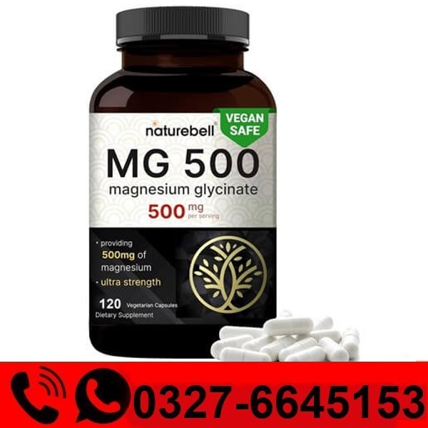  Naturebell Magnesium Glycinate 500mg Price in Pakistan