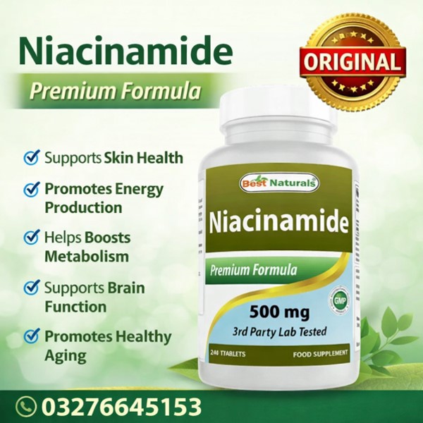  Best Naturals Niacinamide 500mg Price in Pakistan