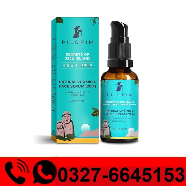  Pilgrim Natural Vitamin C Serum (20%) With Hyaluronic Acid & Kakadu Plum Price in Pakistan
