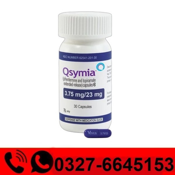  Qsymia 3.75 Mg/23 Mg Capsules Price in Pakistan