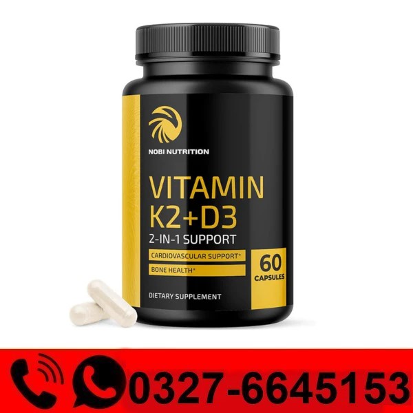 Vitamin D3 K2 5000 IU for Immune System Capsules Price in Pakistan