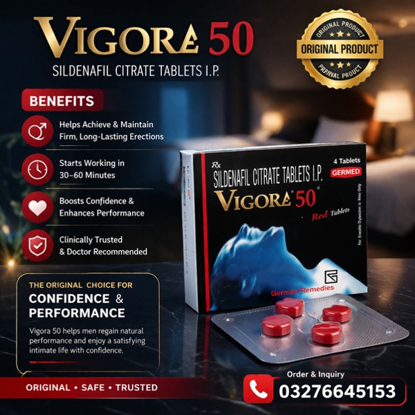 Vigora 50 Tablets Price in Pakistan