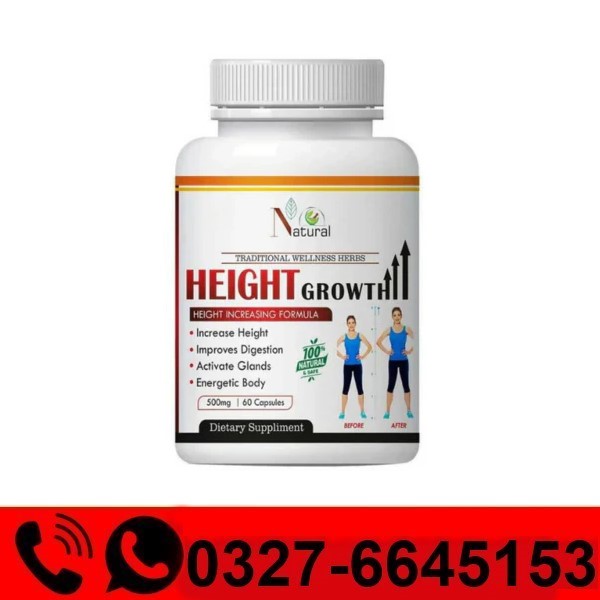  Natural Height Growth Capsules Price in Pakistan