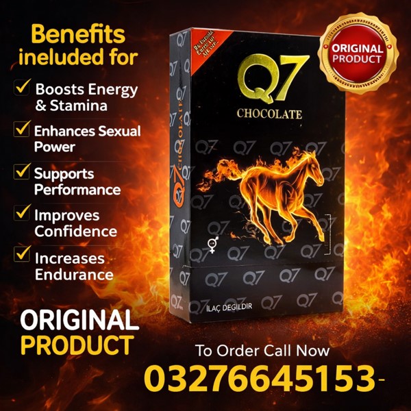 Q7 Gold Natural Turkish Chocolate With Epimedium For Men Price in Pakistan