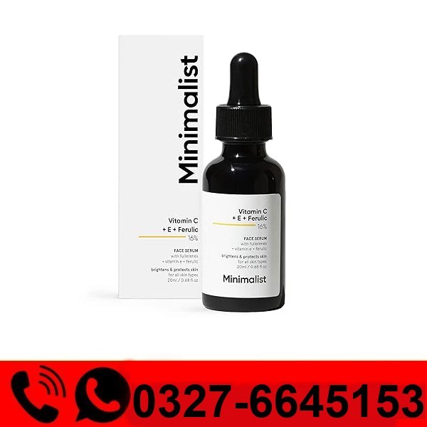  Minimalist Vitamin C + E + Ferulic 16% Face Serum Price in Pakistan